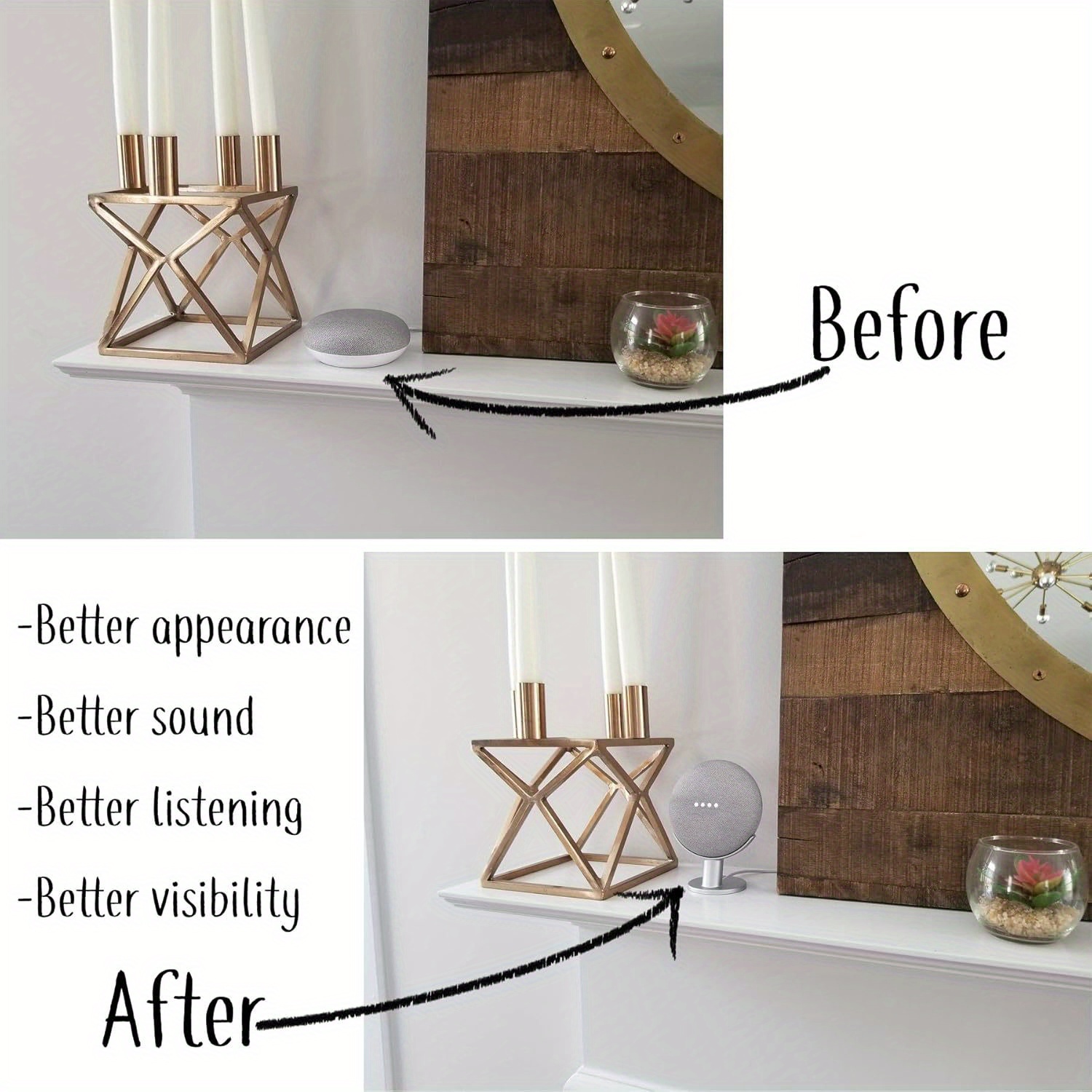 Smart Speaker Display Stand Ho - Google Speaker Nest Audio review and price
