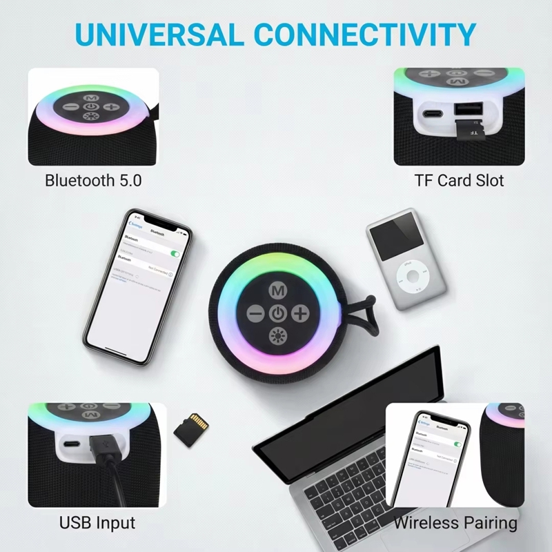 Mini Bluetooth Speaker with La - Google Speaker Nest Audio review and price